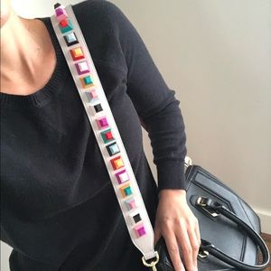 Candy Color Studded Purse Strap